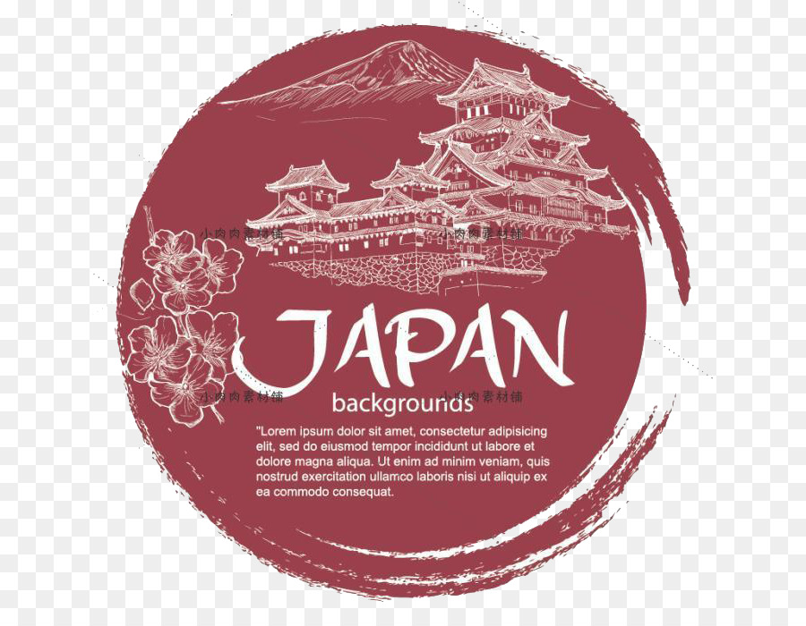 Japan-Bon-Fest-Symbol - Japan-Reise-Plakat-element