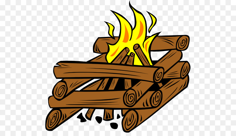 Blockhaus mit Lagerfeuer Camping-clipart - Lagerfeuer Cliparts