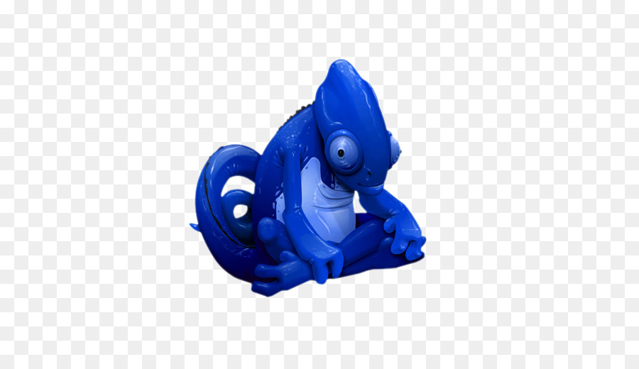 I Camaleonti Lucertola Icona - Deep Blue Chameleon