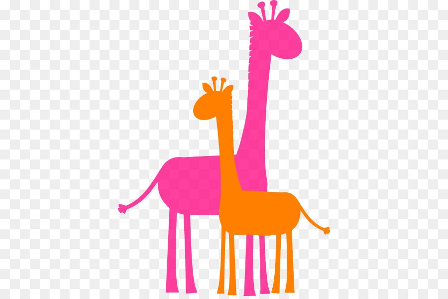 Giraffe Mutter Baby Clip art - Sillouette Giraffe