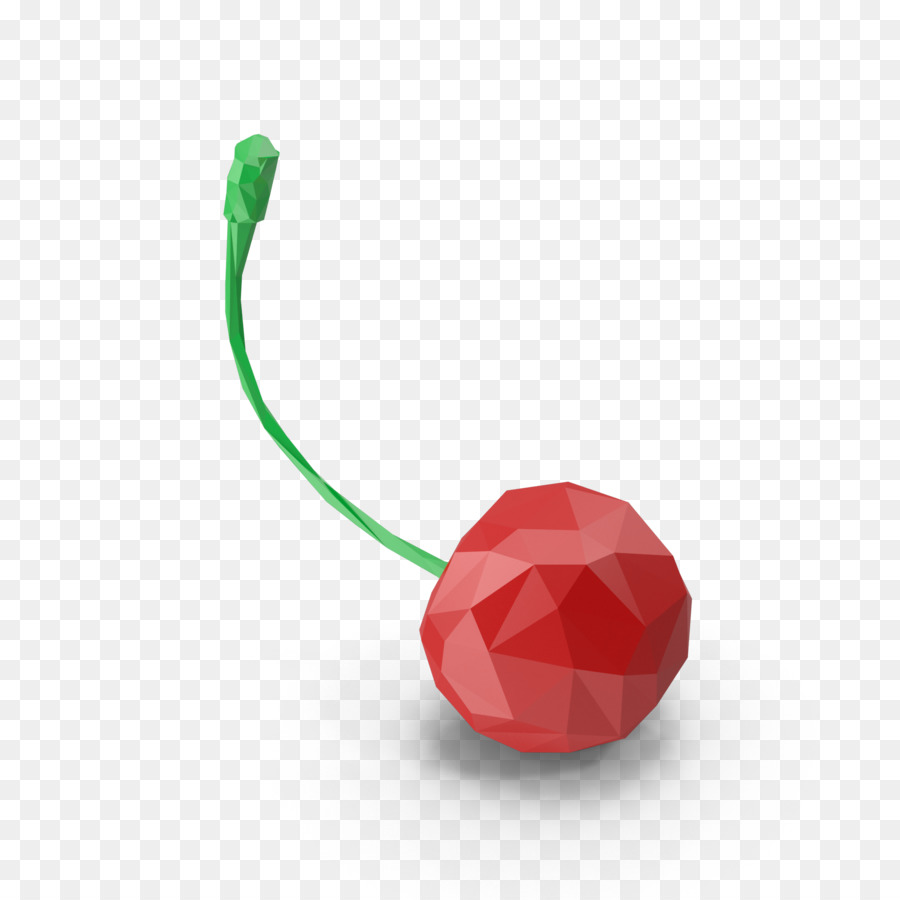 Trái Cây anh đào Thấp poly - Cherry spur