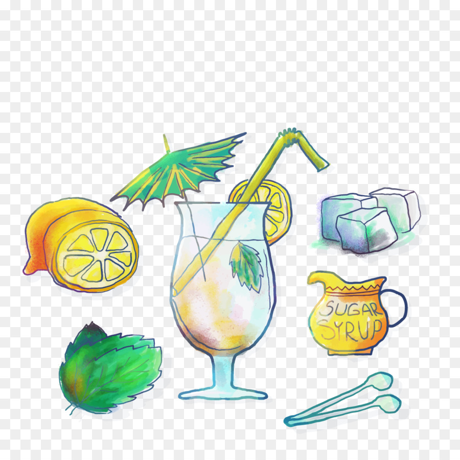 Limonade Illustration - Vektor-Limonade