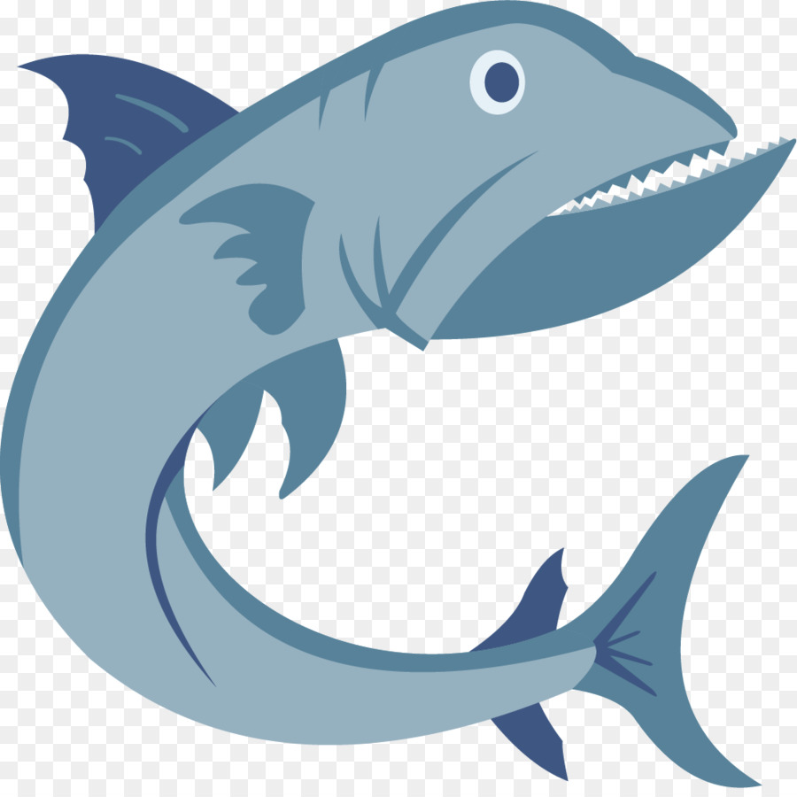 Fisch Hai-Symbol - Zahn-Fisch