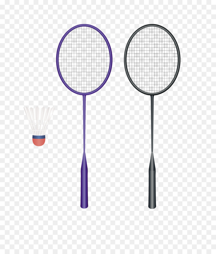 Badminton-Cartoon-Schläger - Sportgeräte