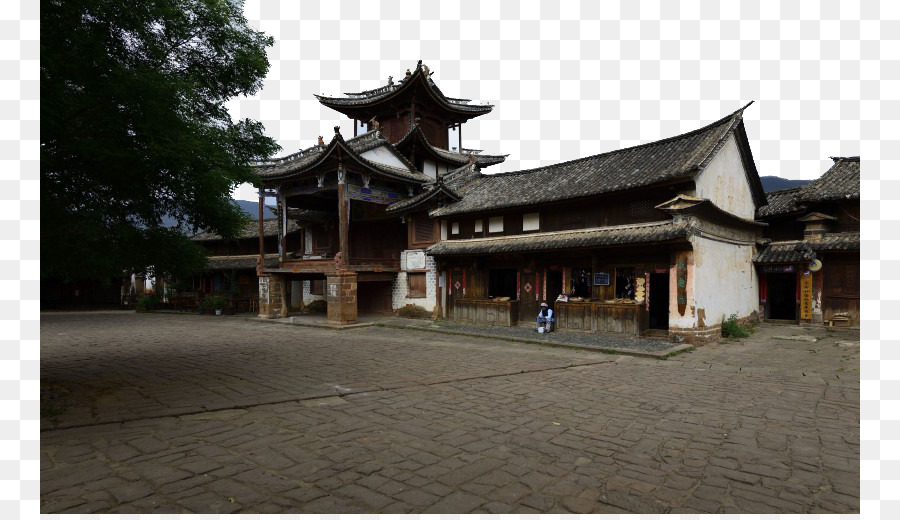 Der Erhai See Xizhou, Dali-Weishan der Yi und Hui autonome Grafschaft Shaxi, Yunnan Shaxizhen - Yunnan Shaxi Stadt-Landschaft