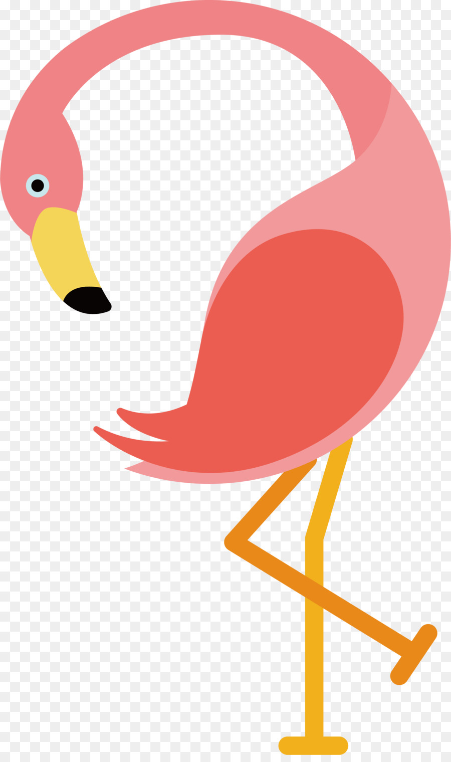 Flamingo-Symbol - Rosa Flamingos