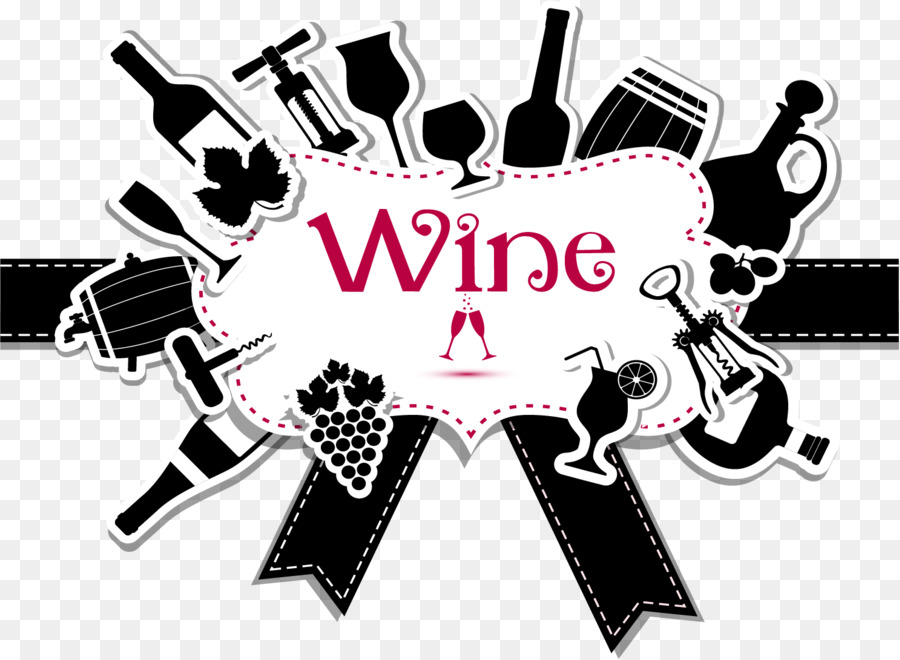 Rượu vang đỏ Chai Rượu vang danh sách Corkscrew - Sáng tạo áp phích Quầy Rượu