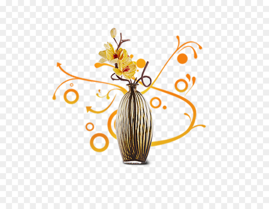 Vase - Vase mit Muster
