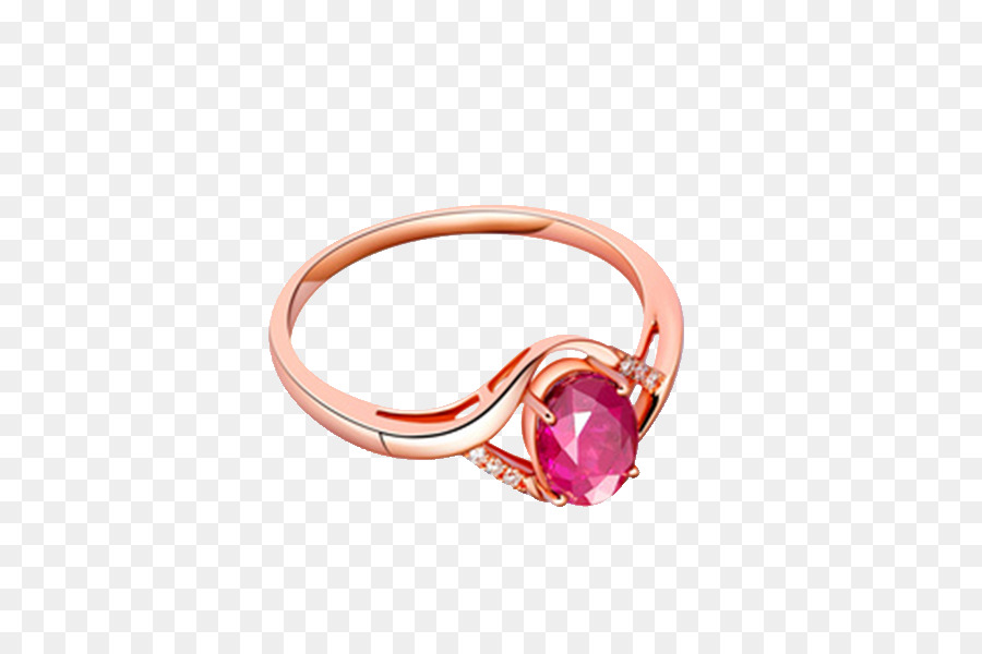 Ohrring Mit Diamant - Ba Fana Ruby und Diamant-Ring