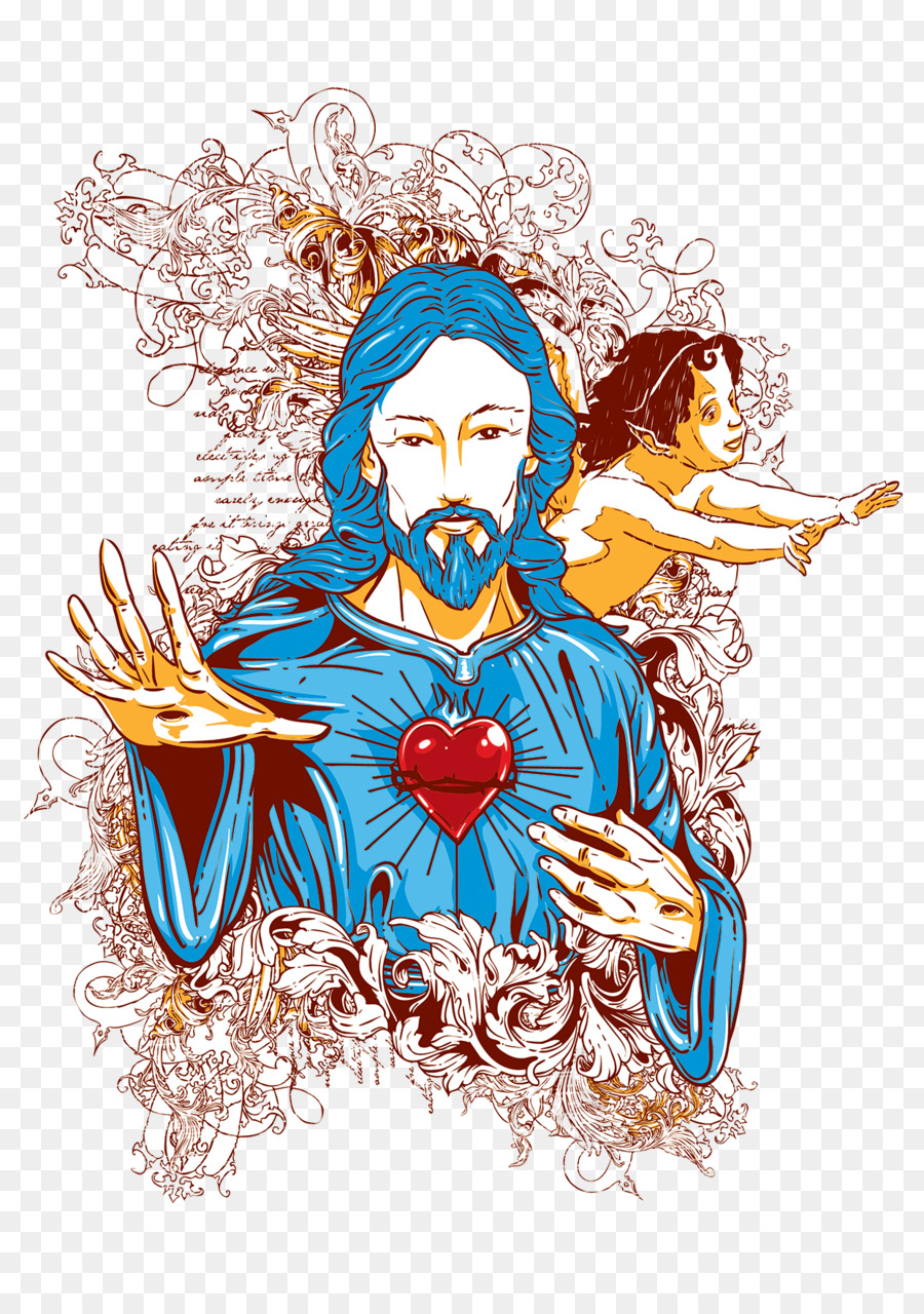 Jesus Illustration - Mittelalterliche Gott