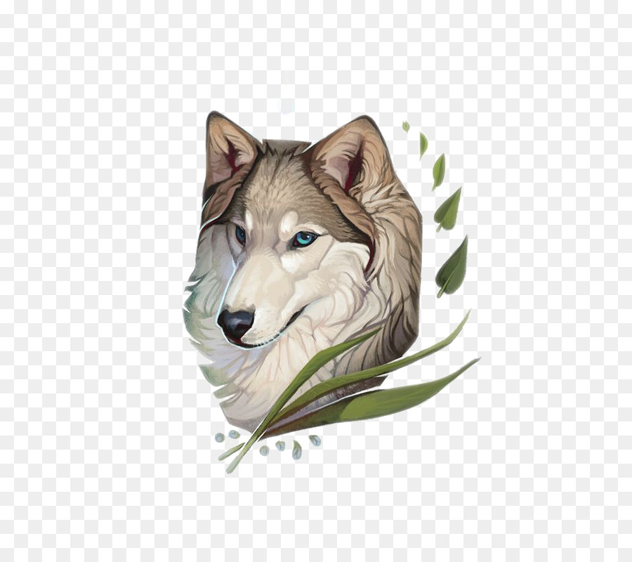 Siberian Husky Grau wolf Saarloos Wolfshund Zeichnung Illustration - Wolf