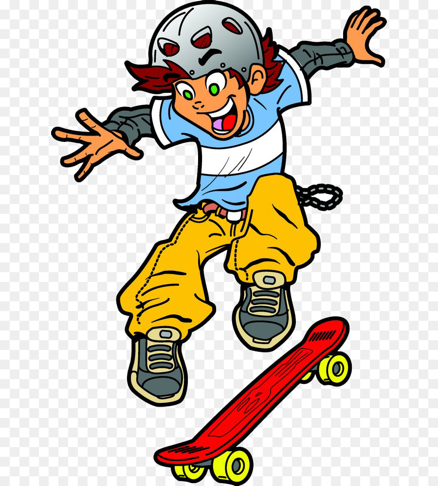 Boy Cartoon png download - 690*1000 - Free Transparent Skateboarding png  Download. - CleanPNG / KissPNG