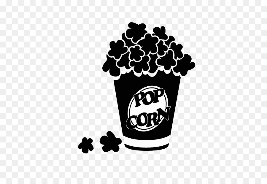 Film Kino Clapperboard Silhouette - Popcorn