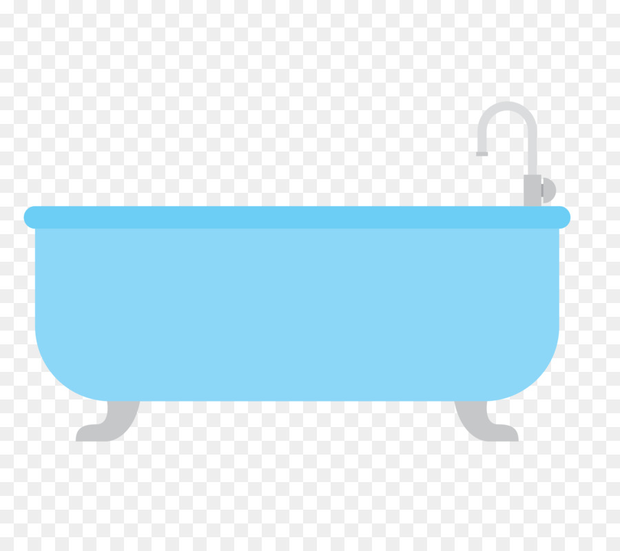 Blaue Marke-Muster - Vektor-Badewanne
