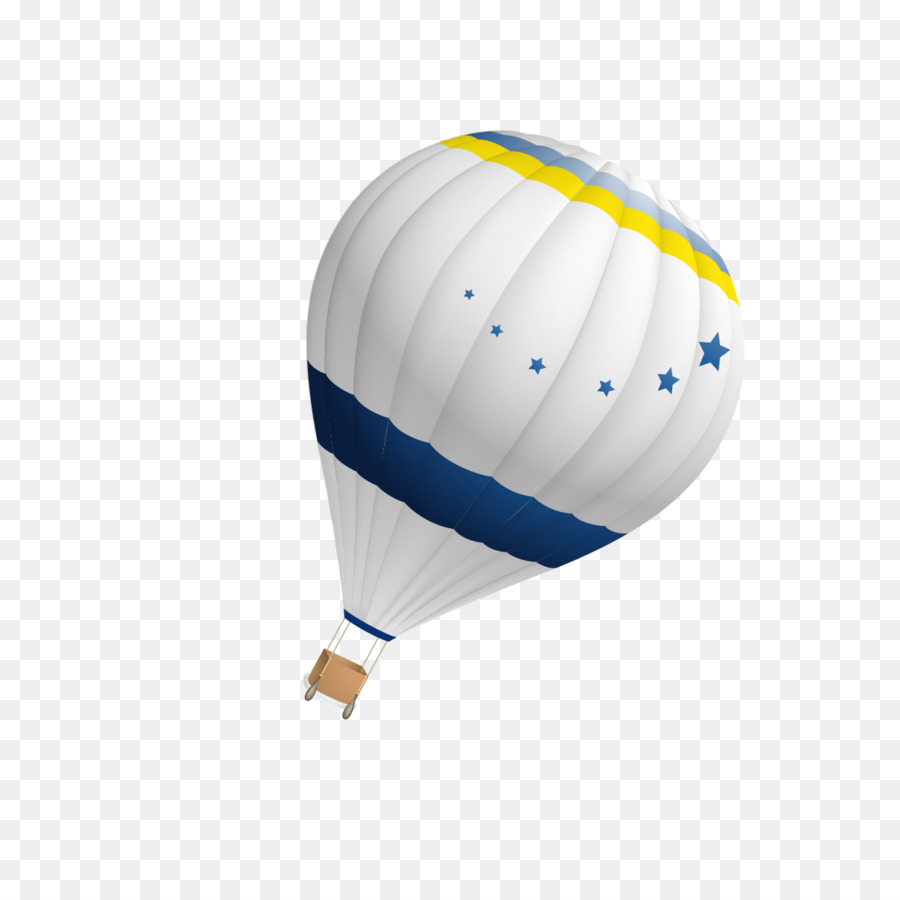 Atterraggio col paracadute cadere di cartoni animati - Bianco paracadute