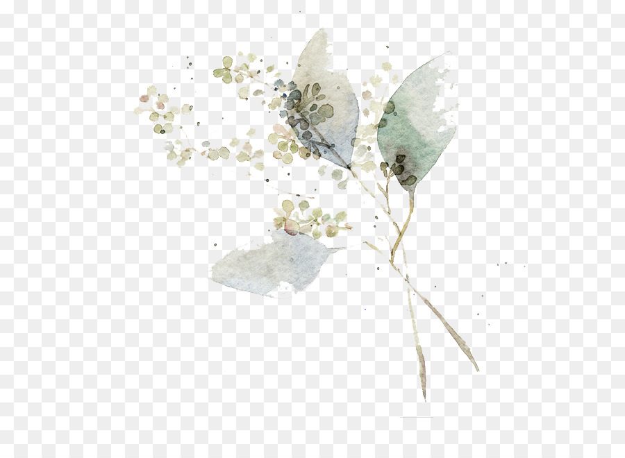 La pittura ad acquerello Fiore, Arte, Illustrazione - acquerello foglie