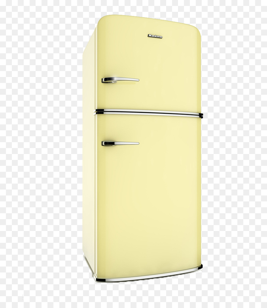 Kühlschrank Gelb - Cartoon Kühlschrank