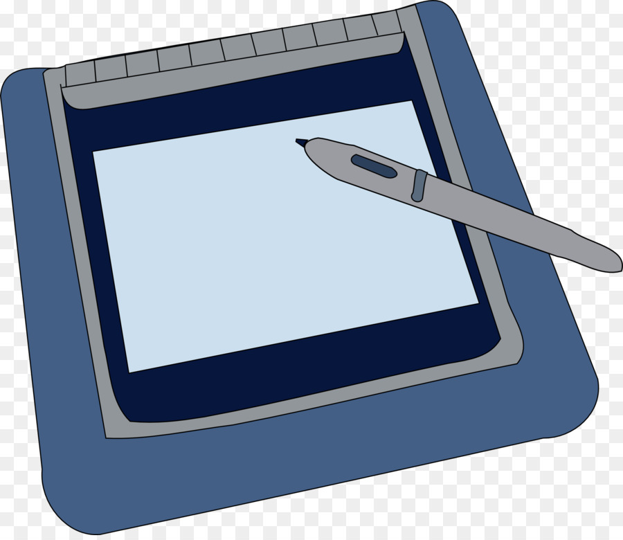 Computer Tablet tavoletta Grafica, Grafica Vettoriale Scalabile Clip art - Blu tablet
