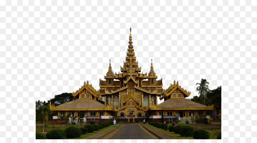 Shwemawdaw Chùa Tháp Eiffel Shwethalyaung Đức Phật Và Kanbawzathadi Palace - Cung điện Bogut ở Myanmar