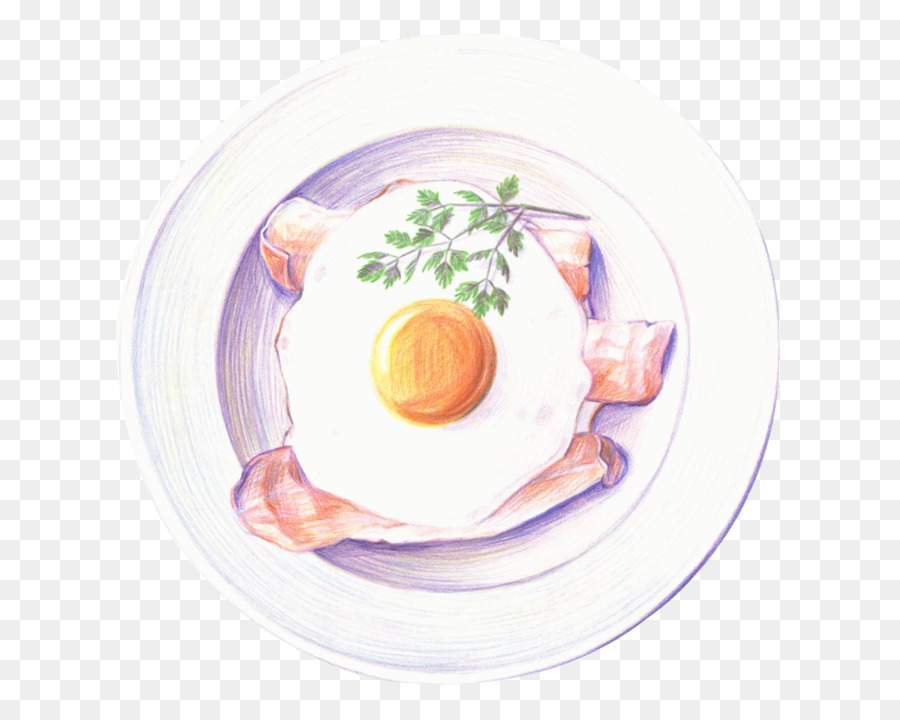 Frühstück japanische Küche Lebensmittel-Farbstift-Zeichnung - Frühstück
