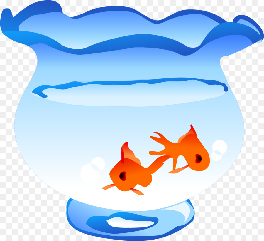 Aquarium Goldfisch - Vektor lackiert Badewanne