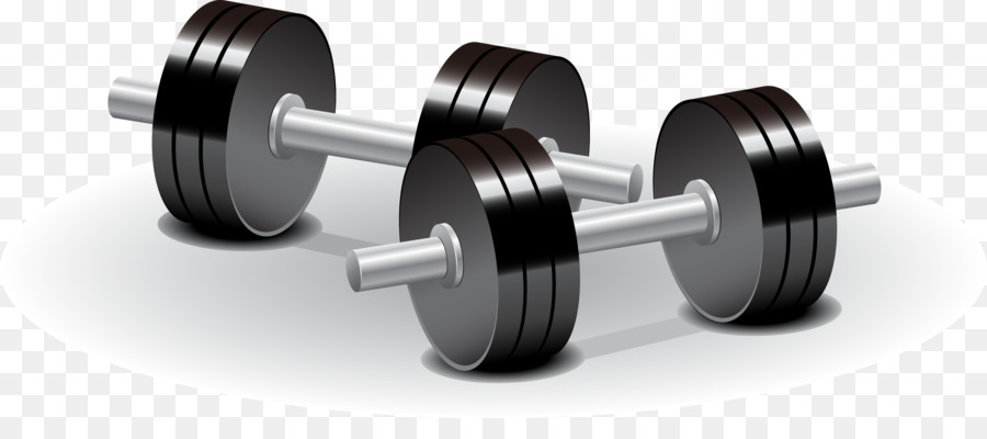 Hantel Gewicht training Olympischen Gewichtheben Körperliche Bewegung - Hantel-Vektor-renderings