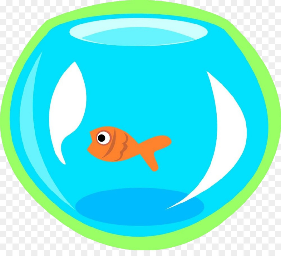 Clip art dell'acquario del pesce rosso - Goldfish il carro armato di pesce