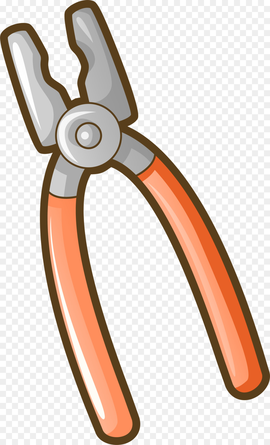 Hand-Werkzeug Zange - Einfache Zange orange