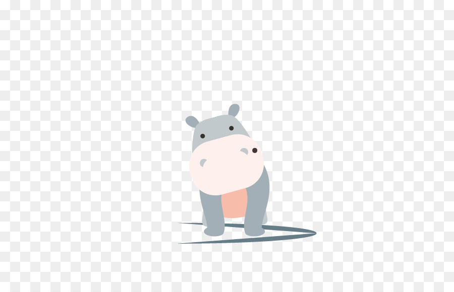 Nilpferd hausschwein Cartoon-Zeichnung - Hippo