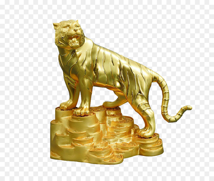 Leone Tigre Scultura Statua - tigre