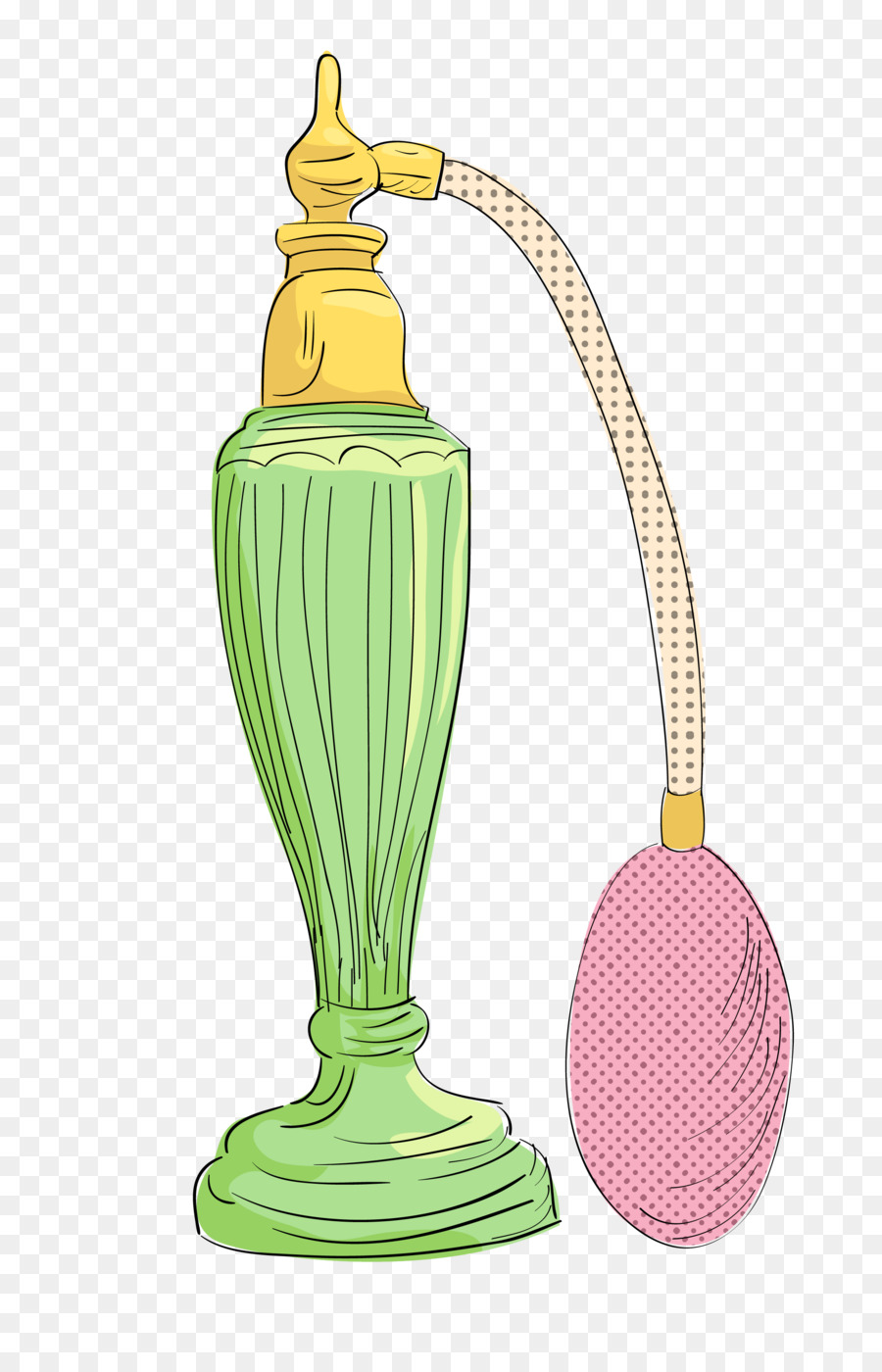 Parfüm-Flasche Clip-art - grüner Tee Parfüm png