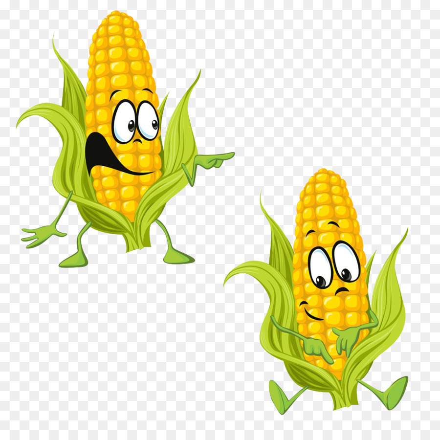 Corn Cartoon.