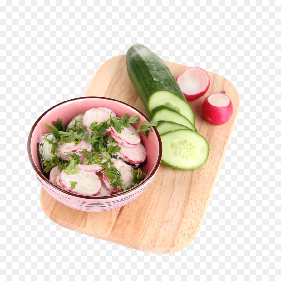 Obst-Salat-Gemüse-israelischen Salat-Frühstück - Salat