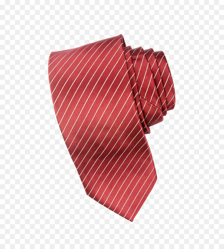 Krawatte Royalty-free - Dunkelrot-Streifen-Krawatte