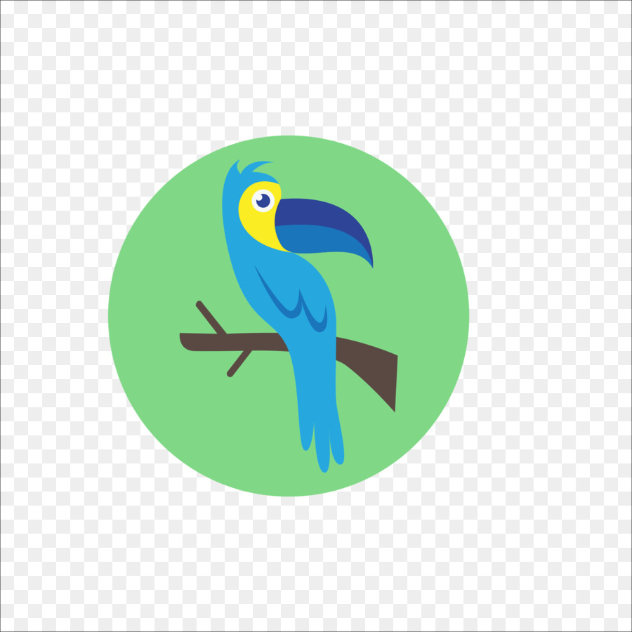 Uccello Pappagallo Becco Blu - pappagallo