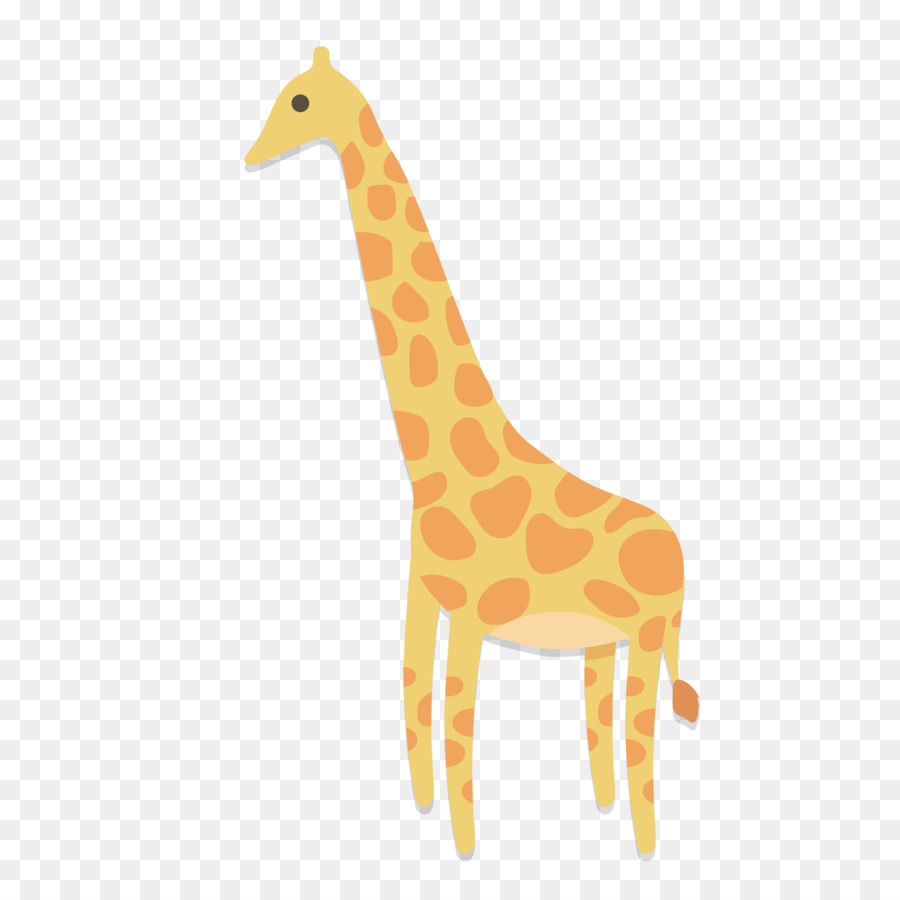 Giraffe Illustration - Cute giraffe-Vektor-illustration