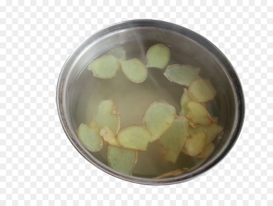 Tè allo zenzero cucina Vegetariana, Pesce palla - Zenzero imbevuto di acqua bollita