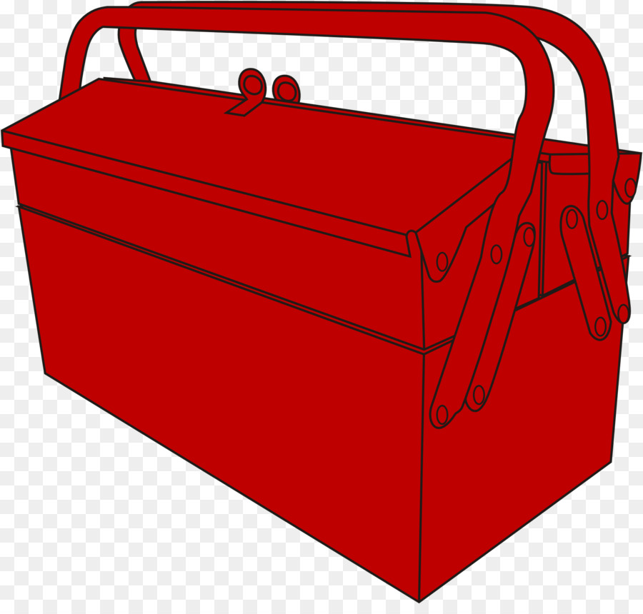Hộp công cụ Clip nghệ thuật - đỏ hộp