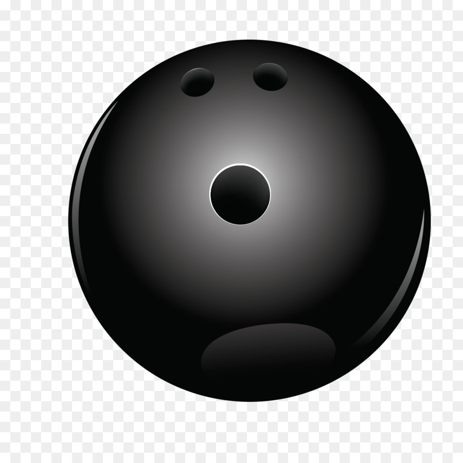 Bowling ball Schwarzen und weißen Kugel, Winkel - Bowling schwarz Muster