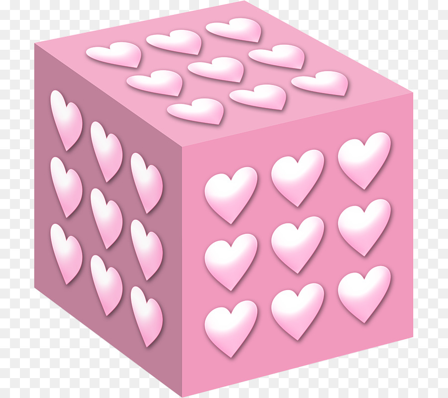 cubo - Cubo rosa