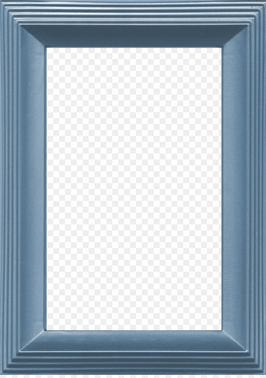 Blaue Bilderrahmen - Blauer Rahmen