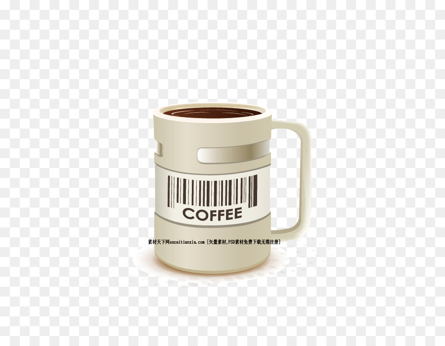 Kaffee-Tasse Tee-Cafe-Illustration - Vektor-Kaffee-Tasse