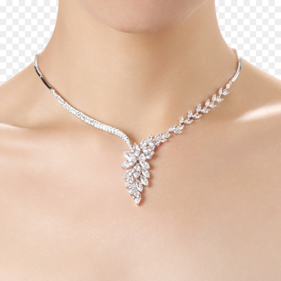 Halskette-Ohrring-Schmuck-Schmuck-Modell - Schmuck Halskette