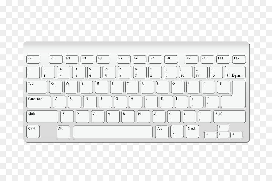 Computer-Tastatur Macintosh-Computer Maus Laptop Clip art - Vektor Tastatur