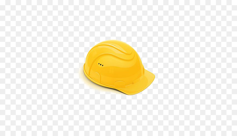 Khó mũ màu Vàng - Mũ bảo hiểm an toàn mà không có nút PNG