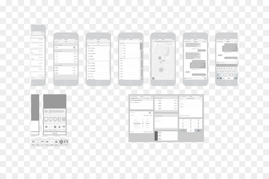 Sito web reticolo Mobile Modello di applicazione Web Mobile iOS - Telefono APP opere d'arte
