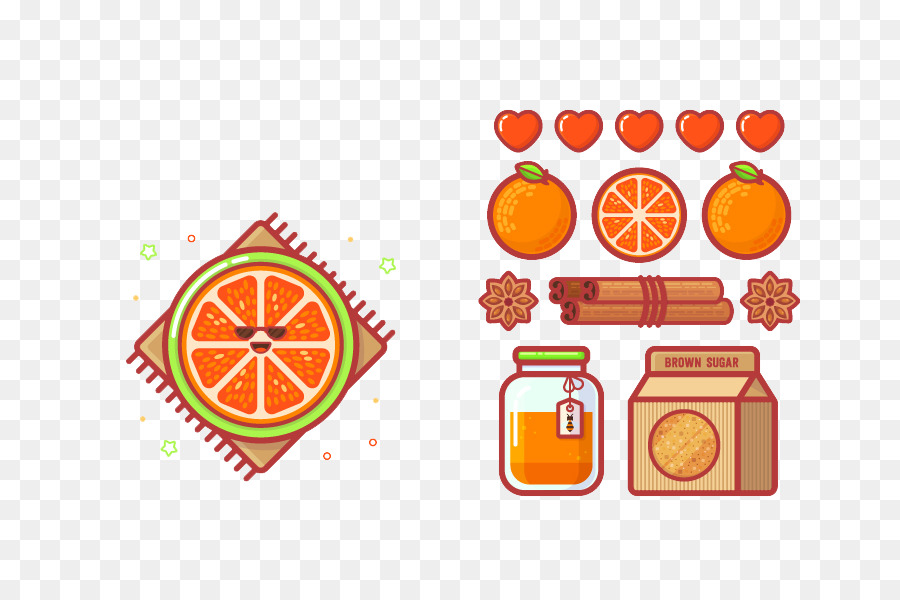 Smoothie-Frühstück Orange-Grapefruit-Pomelo - Grapefruit Kreatives Design