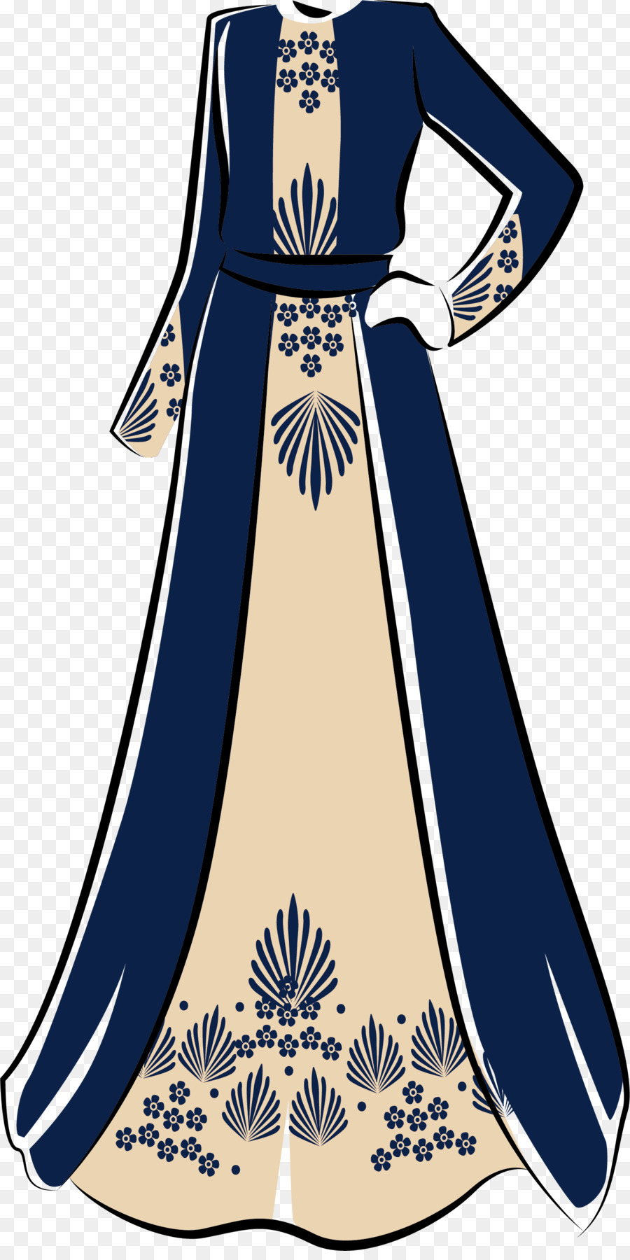 Islam-Kleid Kleid - Islamischen Stil Kleid