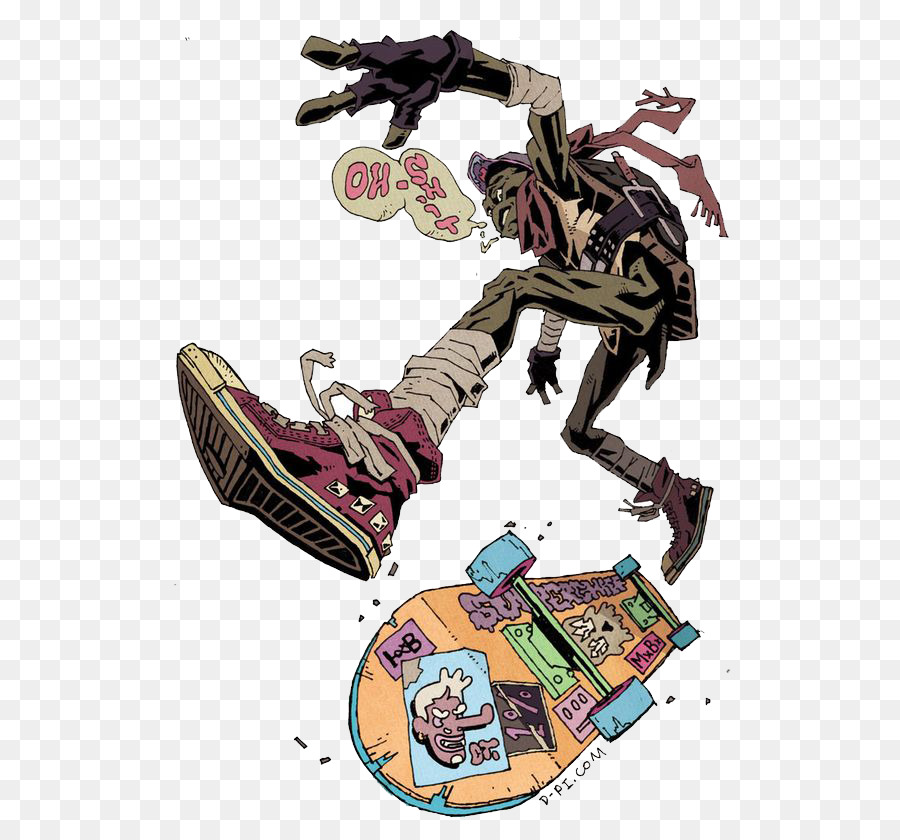 Raphael Splinter Teenage Mutant Ninja Turtles Artista Di Fumetti - skateboard personaggio dei cartoni animati