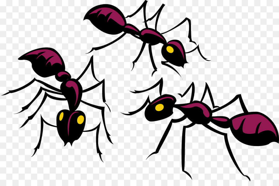 Ant contenuti Gratuiti Scaricare Clip art - Un gruppo di formiche viola